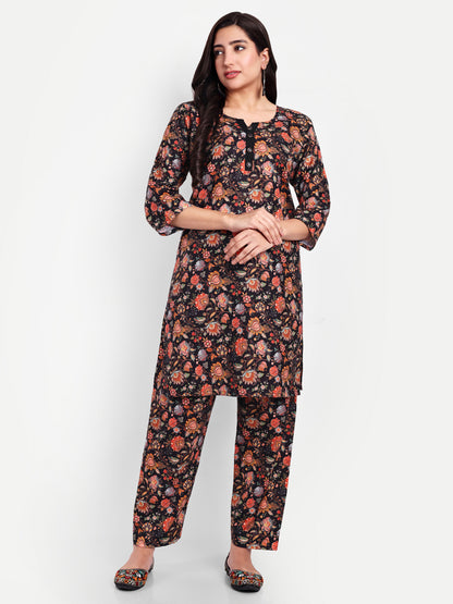 Elegant Women Co-ord Set – Stylish Matching Top & Bottom Outfit for Casual & Party Wear