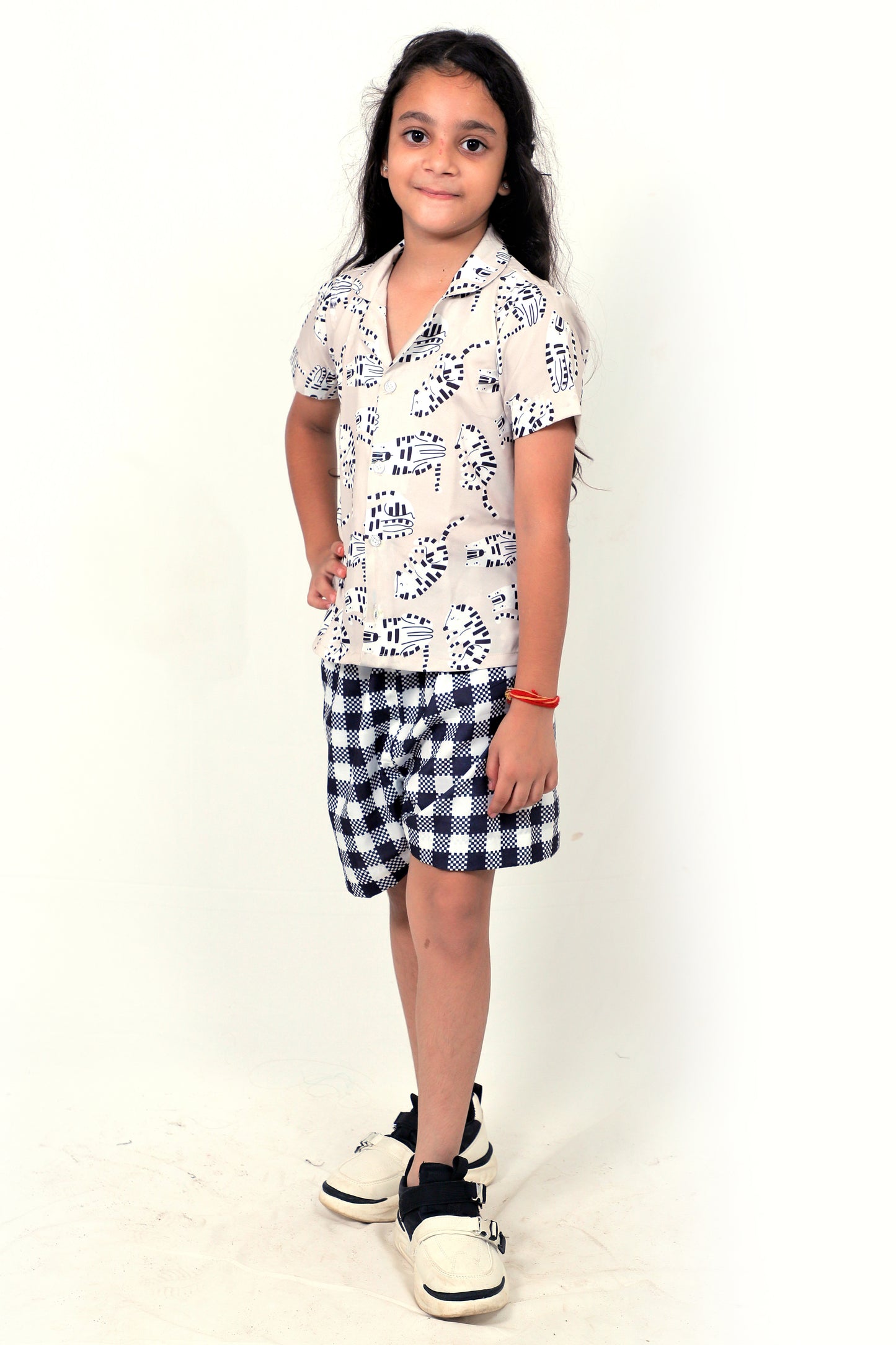 Kids Girls Cord Set – Comfortable & Stylish Matching Outfit white