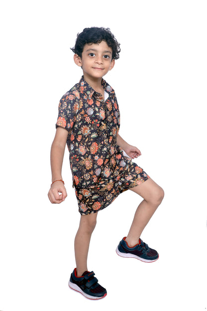 Kids Boys Printed Cord Set – Lightweight & Stylish Co-Ord Outfit