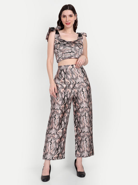 Elegant Women Printed Velvet Dress – Luxe Soft-Touch Party & Evening Wear