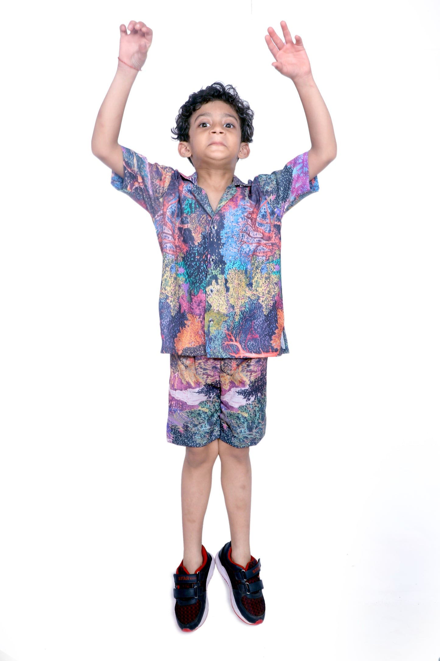 Kids Boys Printed Cord Set – Lightweight & Stylish Co-Ord Outfit