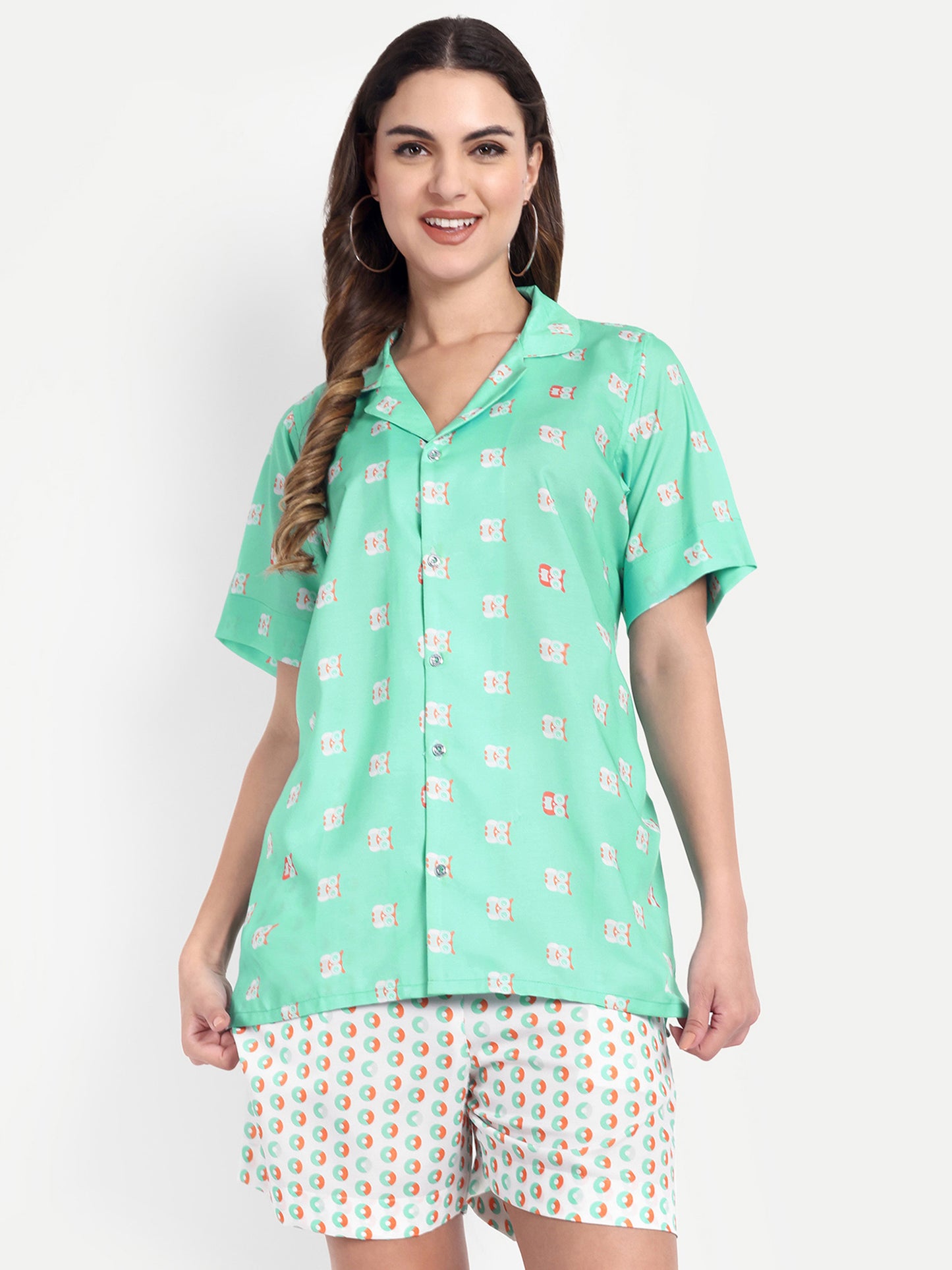 Women Casual Cord Set – Comfortable Summer Co-Ord Outfit sky blue