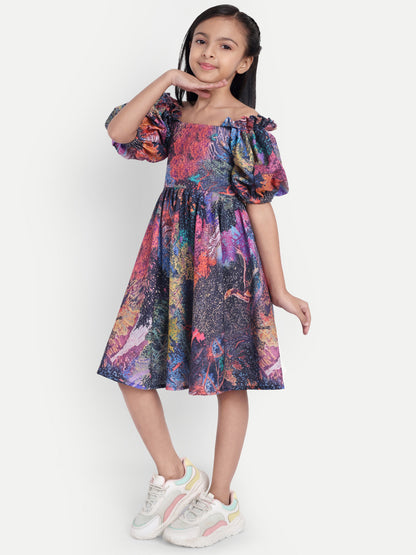 Girls Cotton Frock – Soft & Breathable Summer Dress for Kids