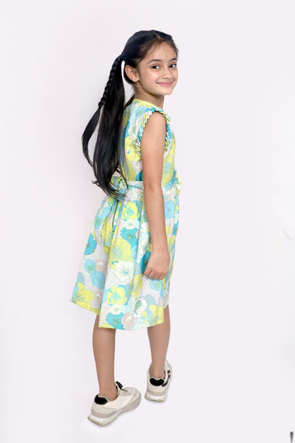 Girls Cotton Frock – Soft & Breathable Summer Dress for Kids