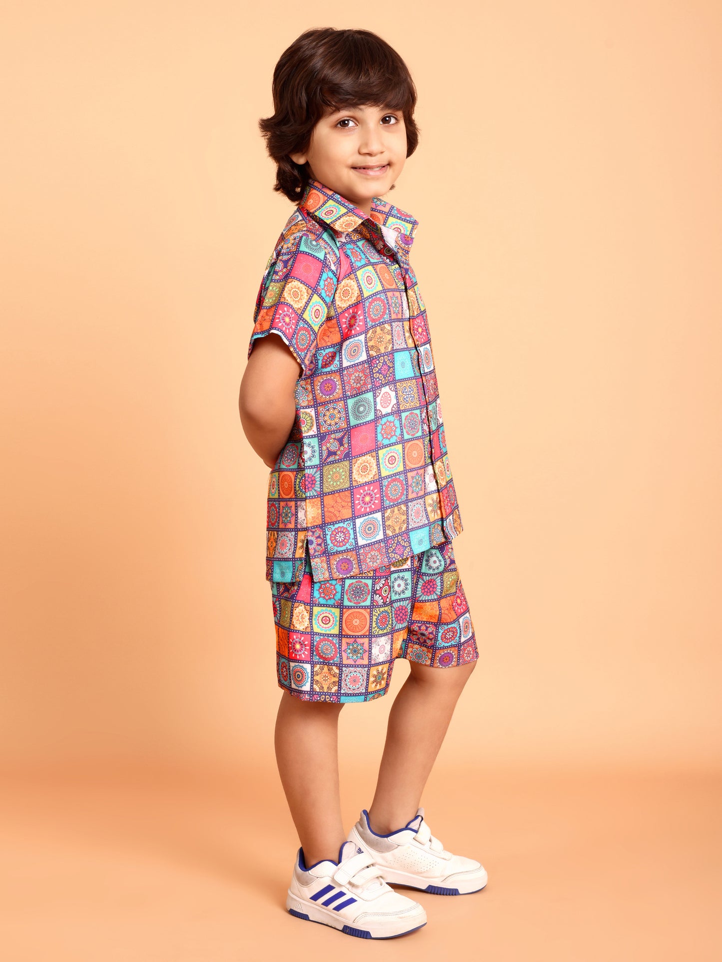 Kids Boys Printed Cord Set – Lightweight & Stylish Co-Ord Outfit