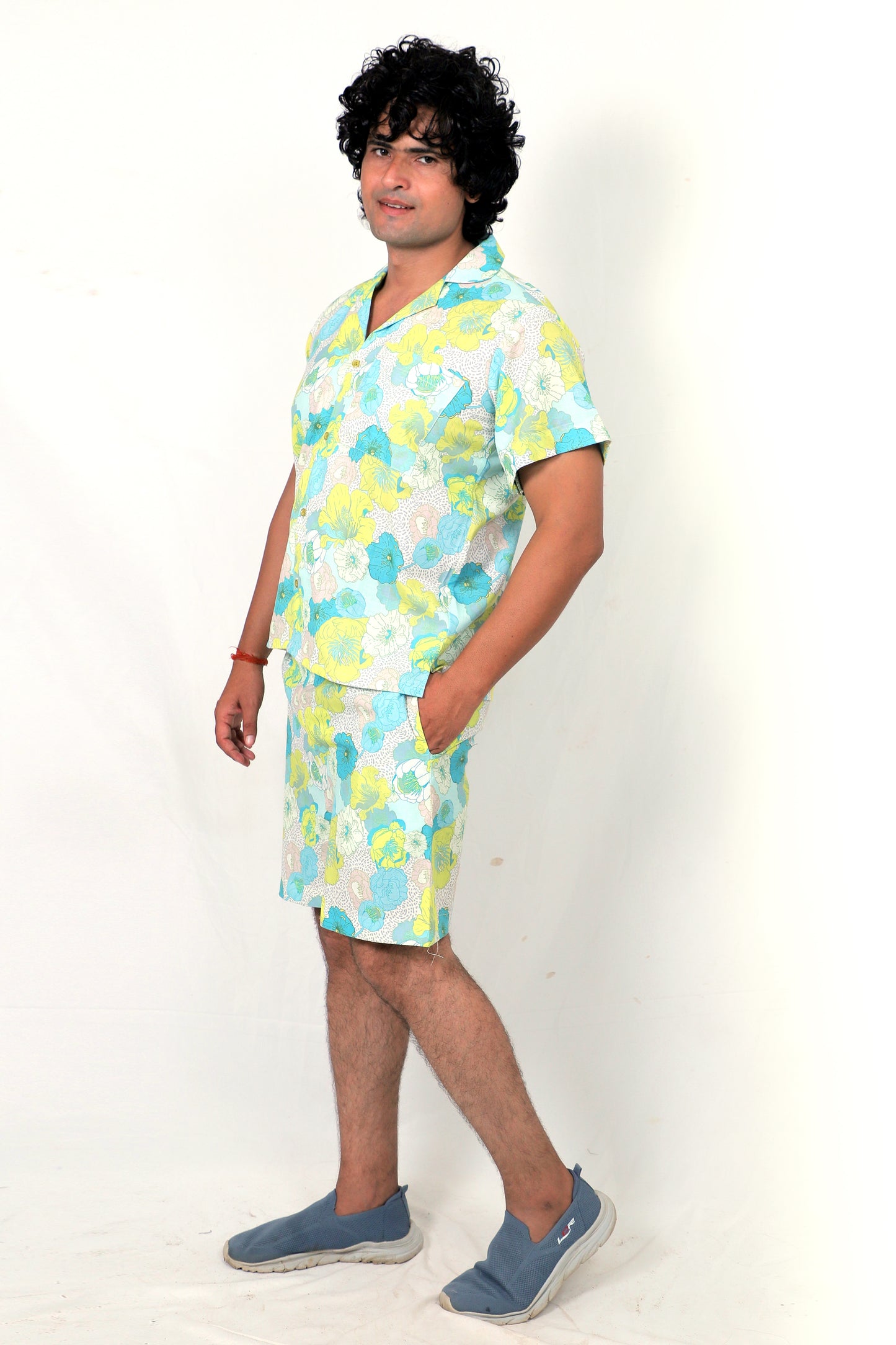 Men’s Co-Ord Set – Trendy T-Shirt & Bottom Wear Combo light mint green