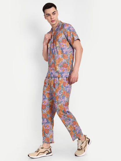 Men’s Co-Ord Set – Trendy T-Shirt & Bottom Wear Combo multicolor