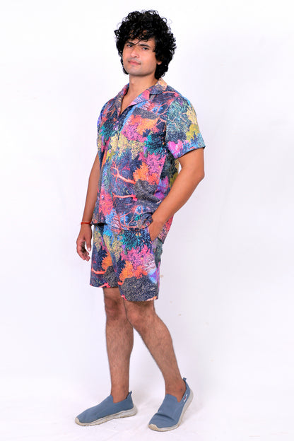 Men’s Co-Ord Set – Trendy T-Shirt & Bottom Wear Combo multi color