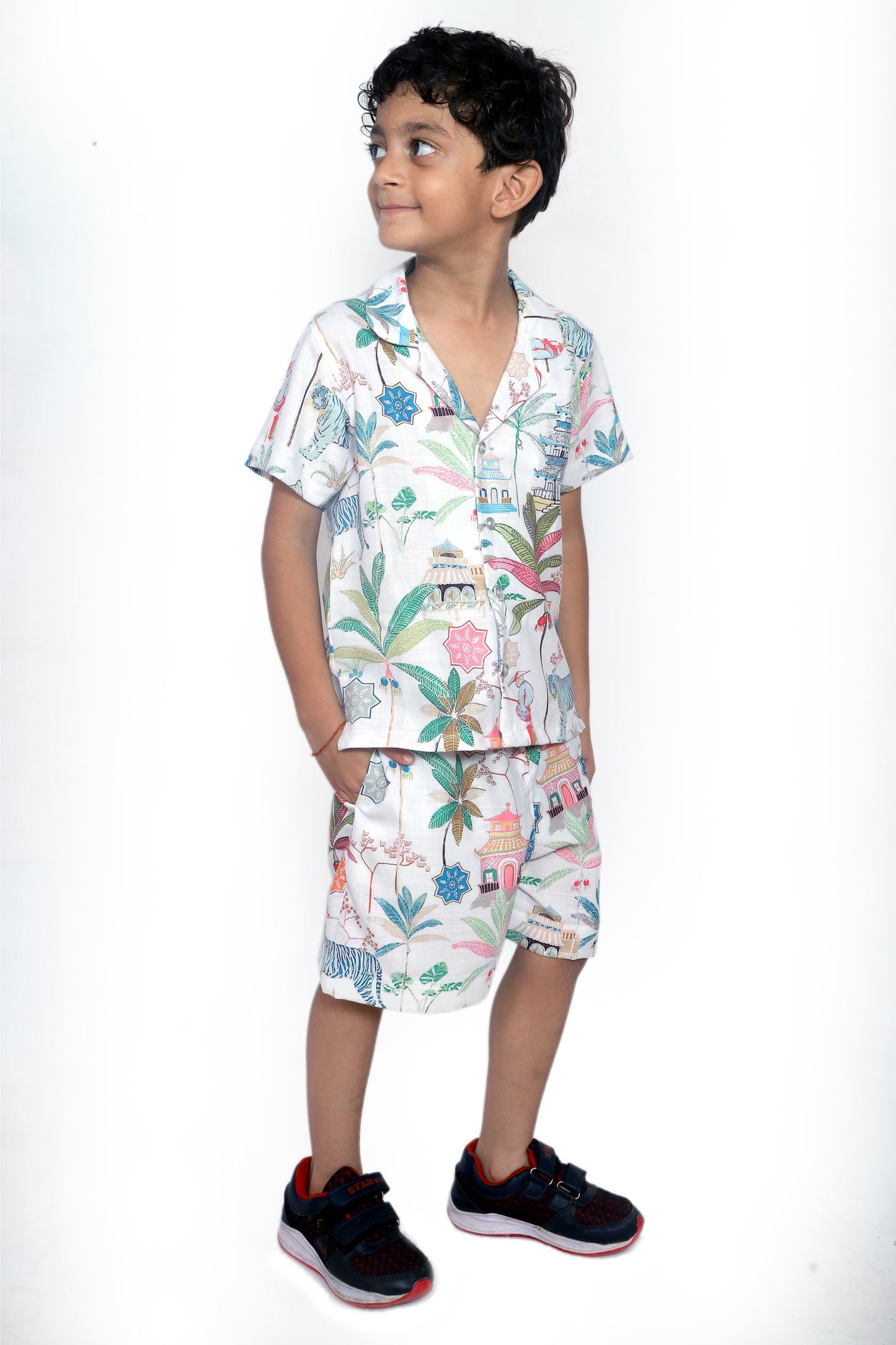 Kids Boys Printed Cord Set – Lightweight & Stylish Co-Ord Outfit