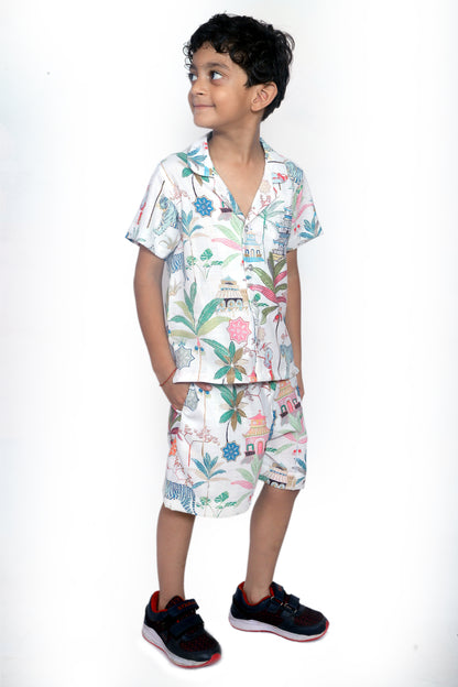 Kids Boys Printed Cord Set – Lightweight & Stylish Co-Ord Outfit