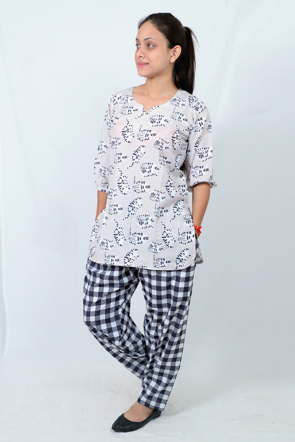 Elegant Women Co-ord Set – Stylish Matching Top & Bottom Outfit for Casual & Party Wear beige