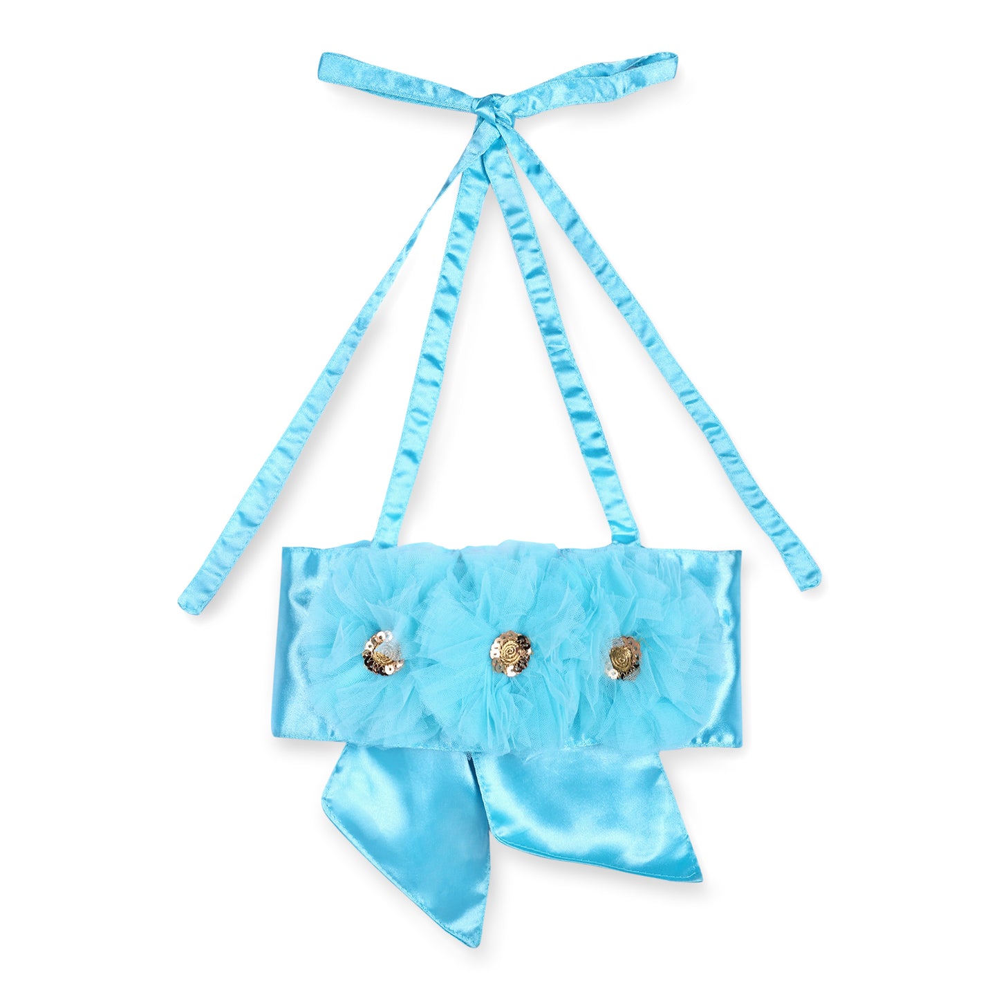 Baby Girl Dress Set – Trendy Top & Skirt for Little Girls blue