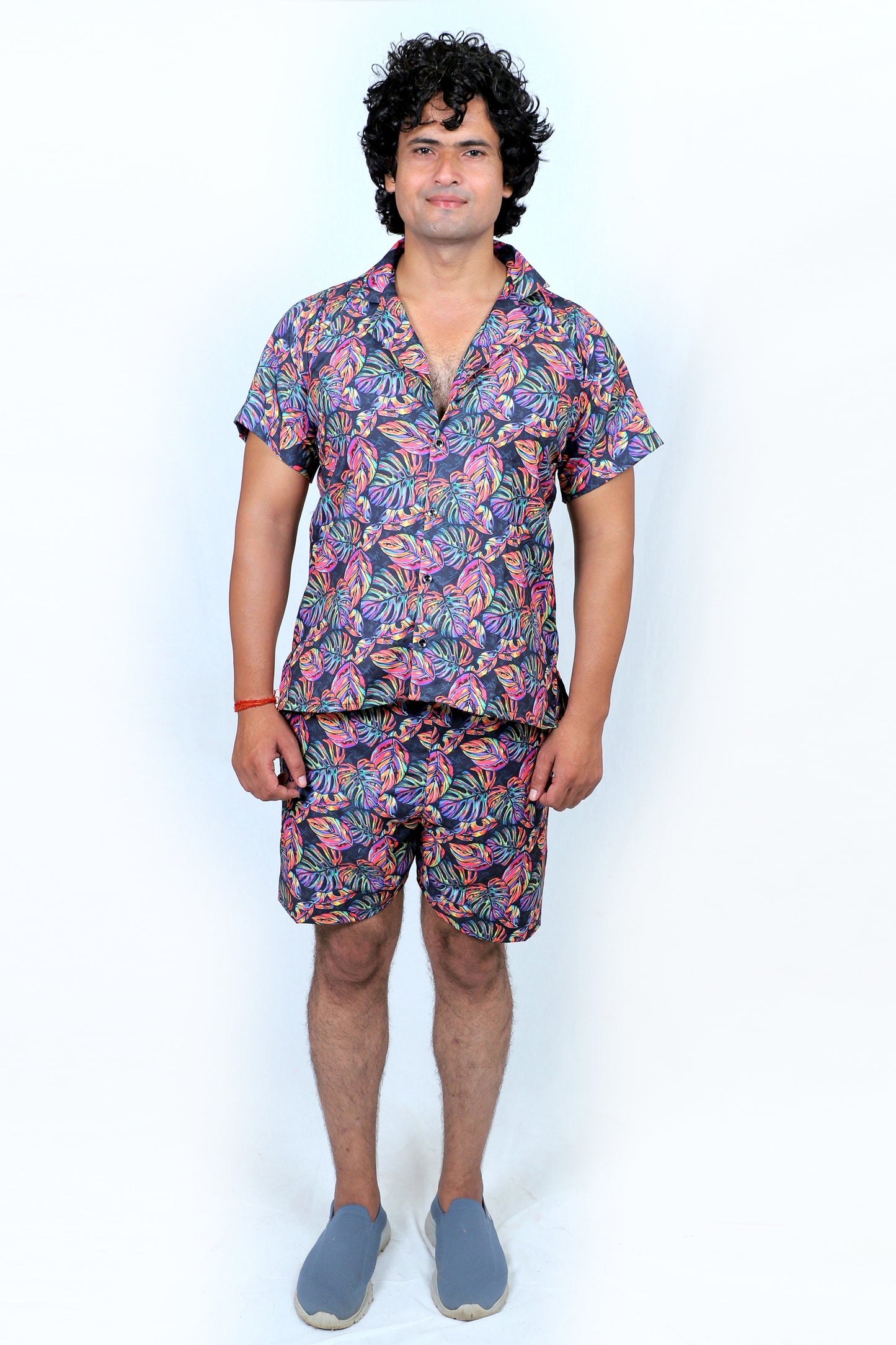Men’s Co-Ord Set – Trendy T-Shirt & Bottom Wear Combo dark navy