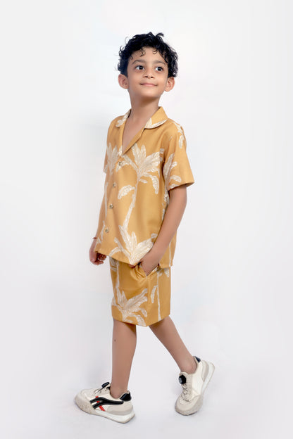 Kids Boys Printed Cord Set – Lightweight & Stylish Co-Ord Outfit