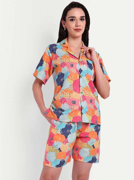 Women Casual Cord Set – Comfortable Summer Co-Ord Outfit multicolor