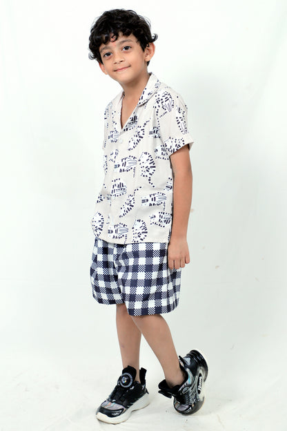 Kids Boys Printed Cord Set – Lightweight & Stylish Co-Ord Outfit