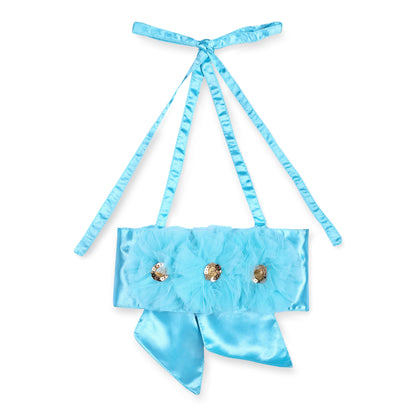 Baby Girl Dress Set – Trendy Top & Skirt for Little Girls blue