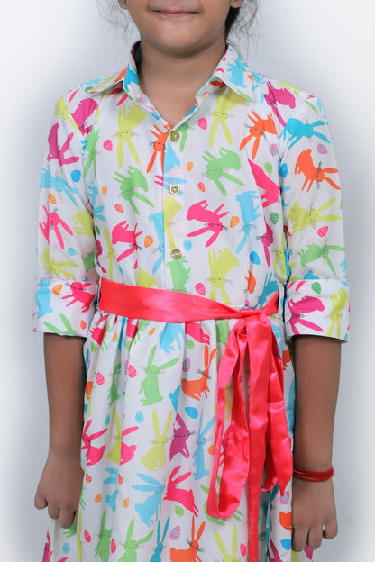 Girls Cotton Frock – Soft & Breathable Summer Dress for Kids
