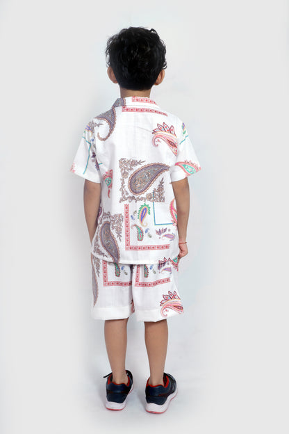 Kids Boys Printed Cord Set – Lightweight & Stylish Co-Ord Outfit
