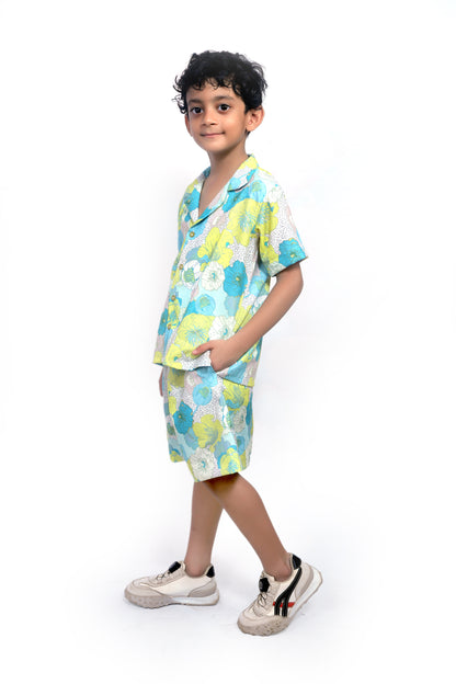Kids Boys Printed Cord Set – Lightweight & Stylish Co-Ord Outfit