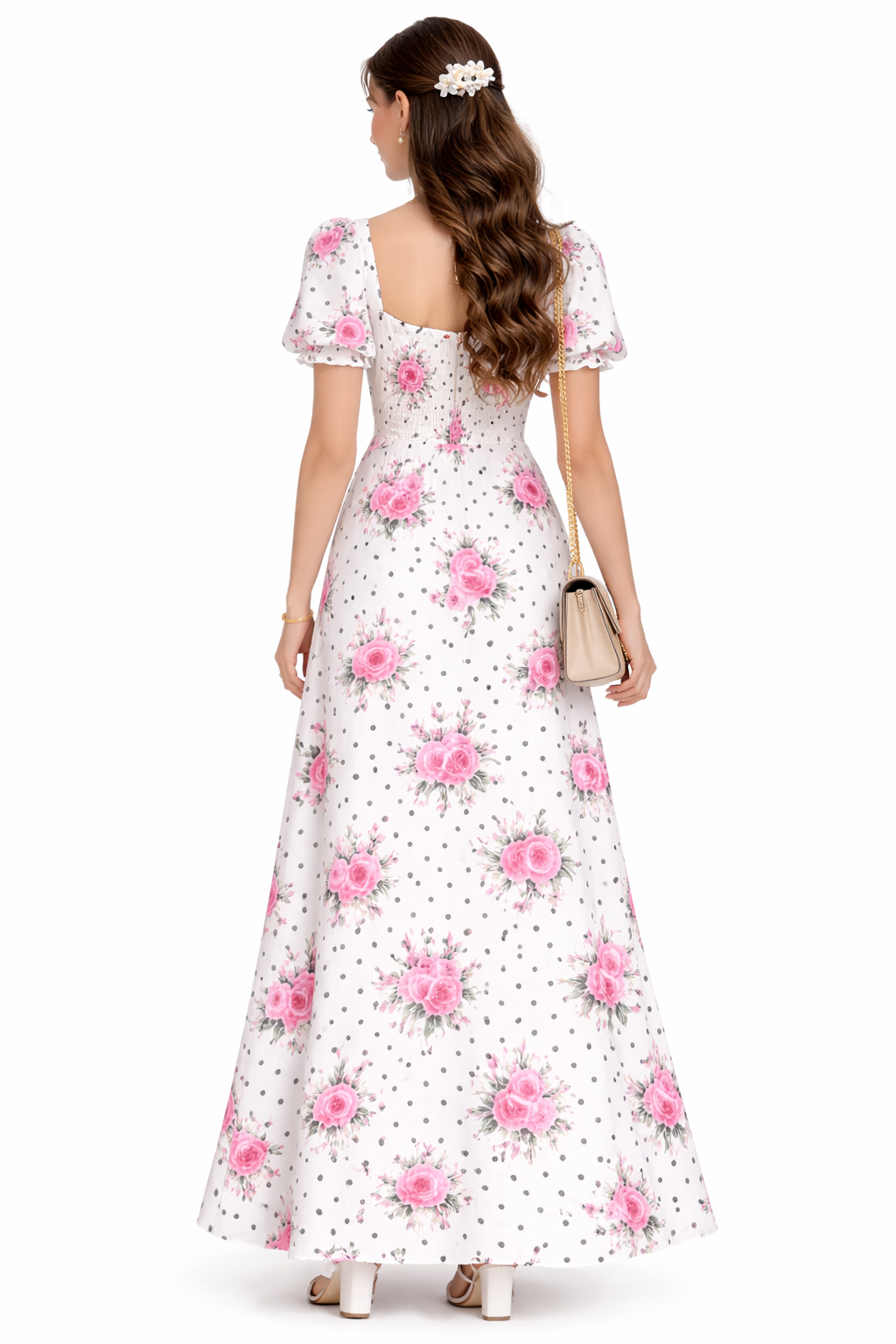 Stylish Women Printed Cotton Maxi Dress – Comfortable Casual & Summer Wear