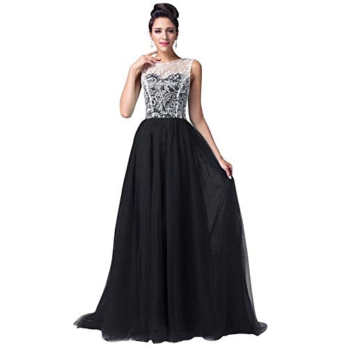 Elegant Women Net Fit & Flare Maxi Dress – Layered Tulle Party & Evening Gown black