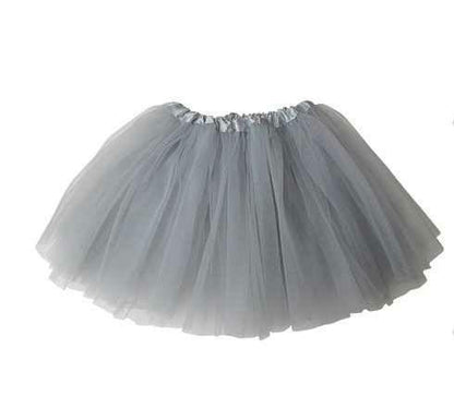 Baby Girl Dress Set – Trendy Top & Skirt for Little Girls  white and grey