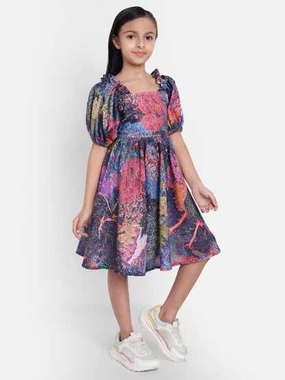 Girls Cotton Frock – Soft & Breathable Summer Dress for Kids