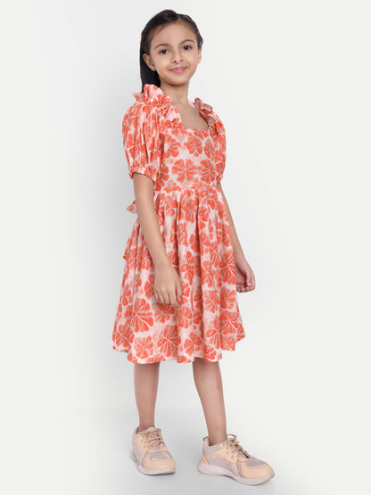 Girls Cotton Frock – Soft & Breathable Summer Dress for Kids