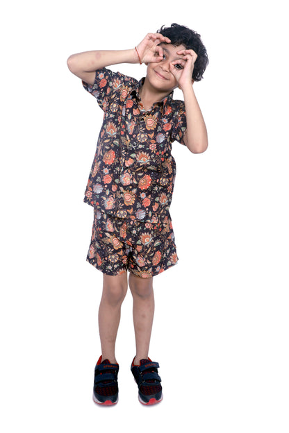 Kids Boys Printed Cord Set – Lightweight & Stylish Co-Ord Outfit