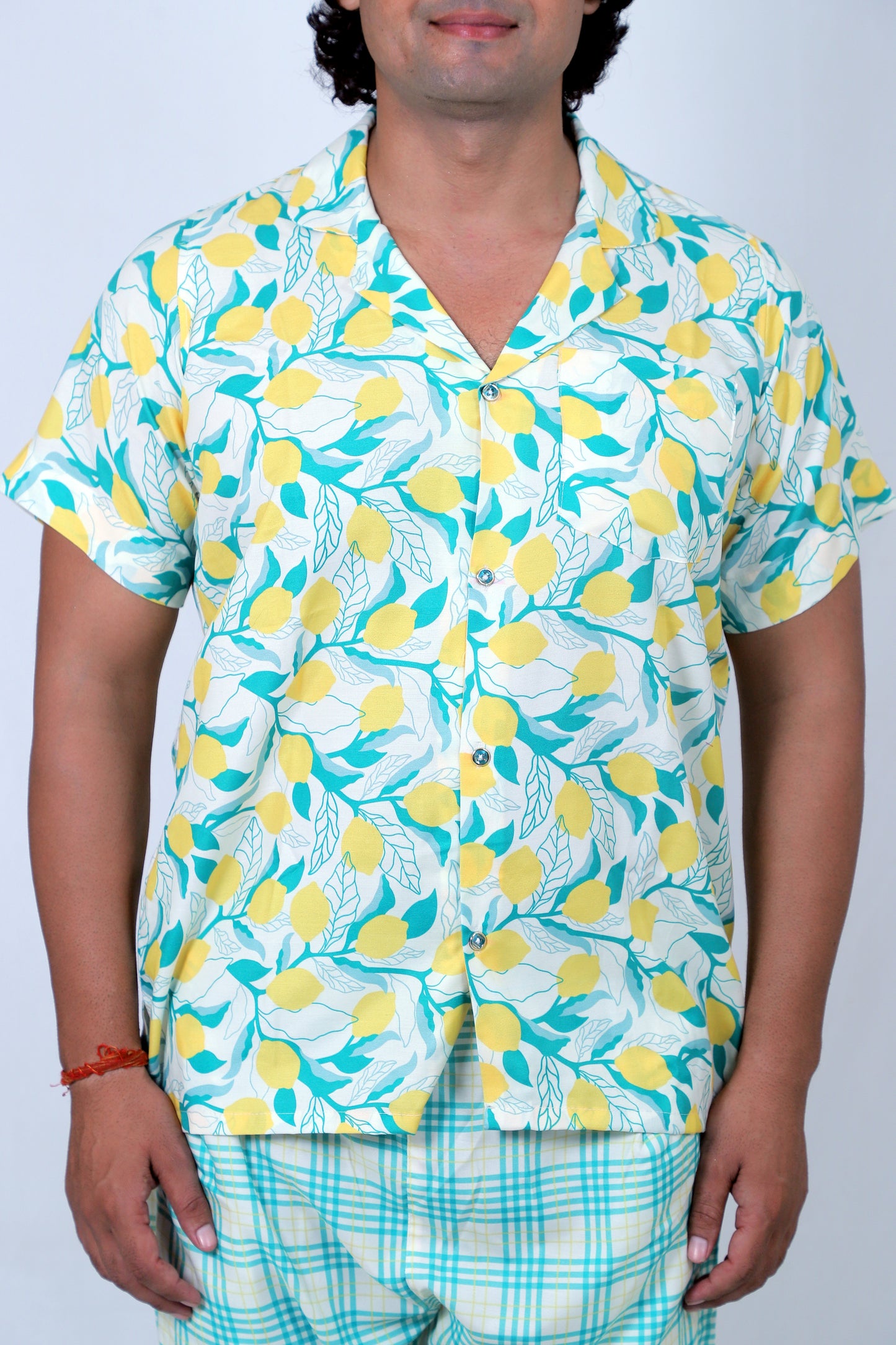 Men’s Co-Ord Set – Trendy T-Shirt & Bottom Wear Combo teal
