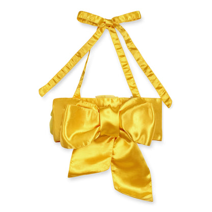 Baby Girl Dress Set – Trendy Top & Skirt for Little Girls yellow