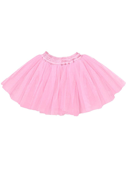 Baby Girl Dress Set – Trendy Top & Skirt for Little Girls pink and white