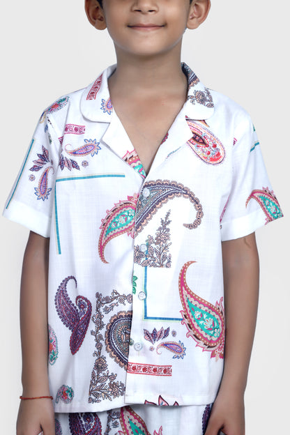 Kids Boys Printed Cord Set – Lightweight & Stylish Co-Ord Outfit