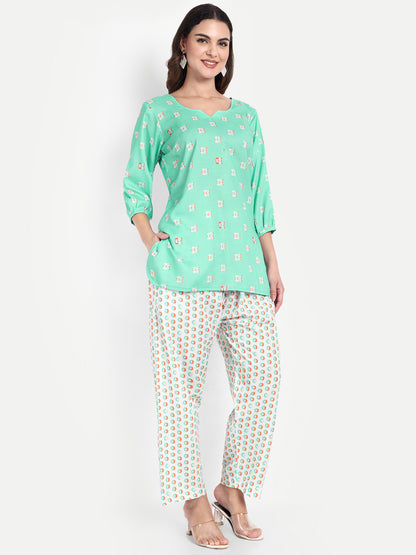 Elegant Women Co-ord Set – Stylish Matching Top & Bottom Outfit for Casual & Party Wear blue