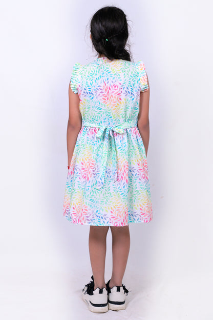 Girls Cotton Frock – Soft & Breathable Summer Dress for Kids