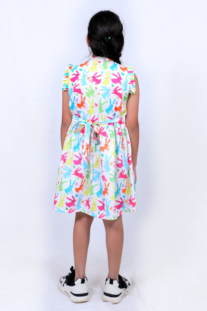 Girls Cotton Frock – Soft & Breathable Summer Dress for Kids