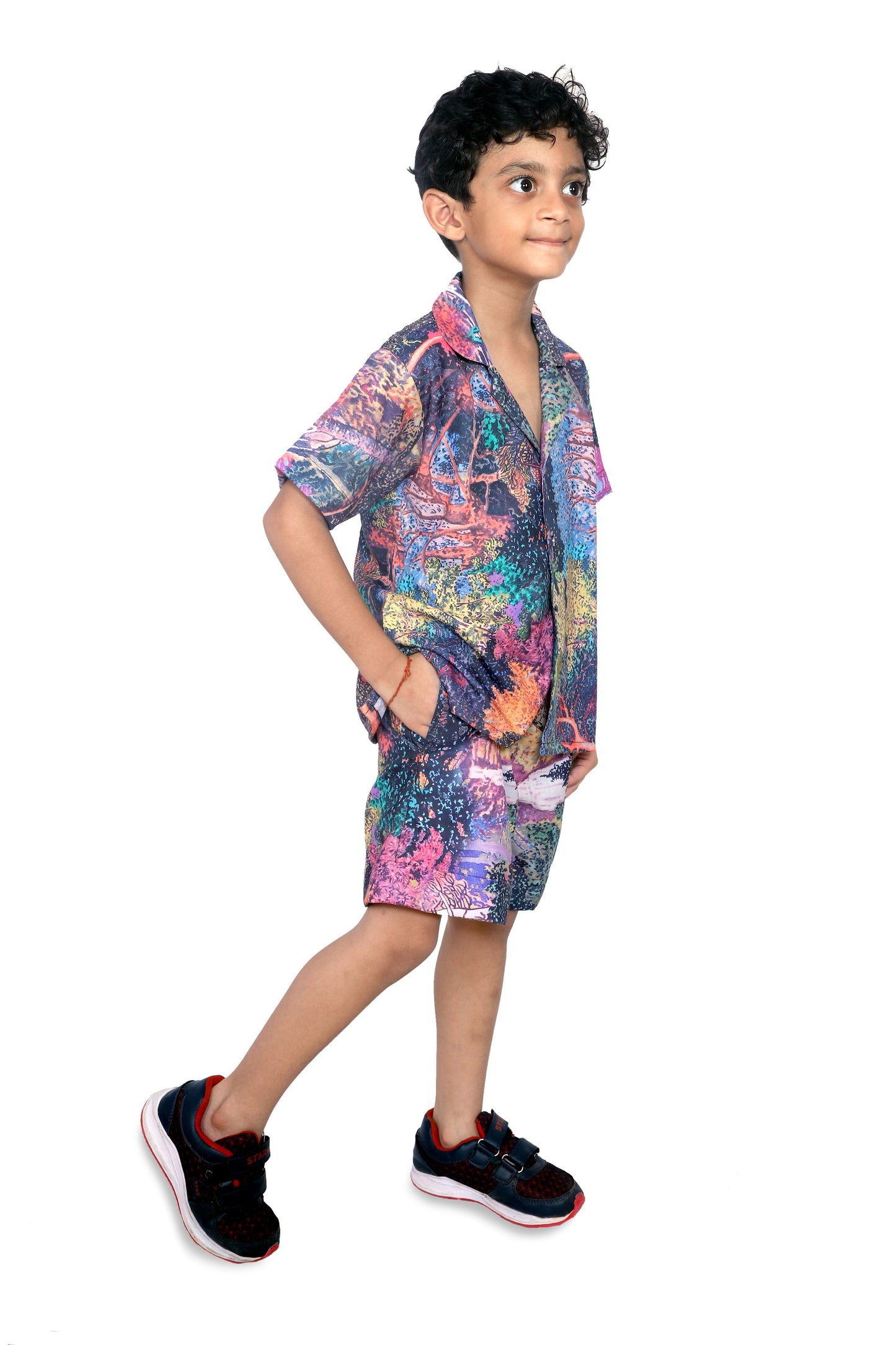 Kids Boys Printed Cord Set – Lightweight & Stylish Co-Ord Outfit