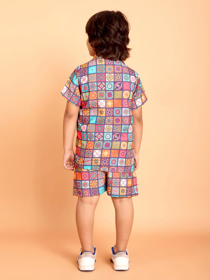 Kids Boys Printed Cord Set – Lightweight & Stylish Co-Ord Outfit