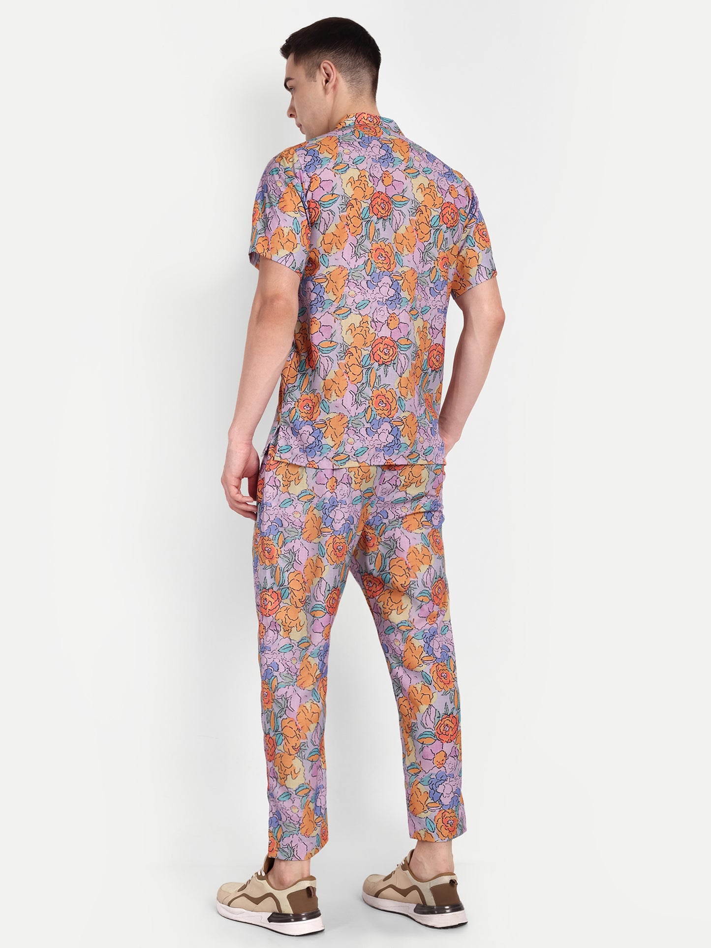 Men’s Co-Ord Set – Trendy T-Shirt & Bottom Wear Combo multicolor