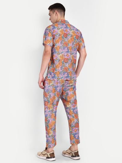 Men’s Co-Ord Set – Trendy T-Shirt & Bottom Wear Combo multicolor