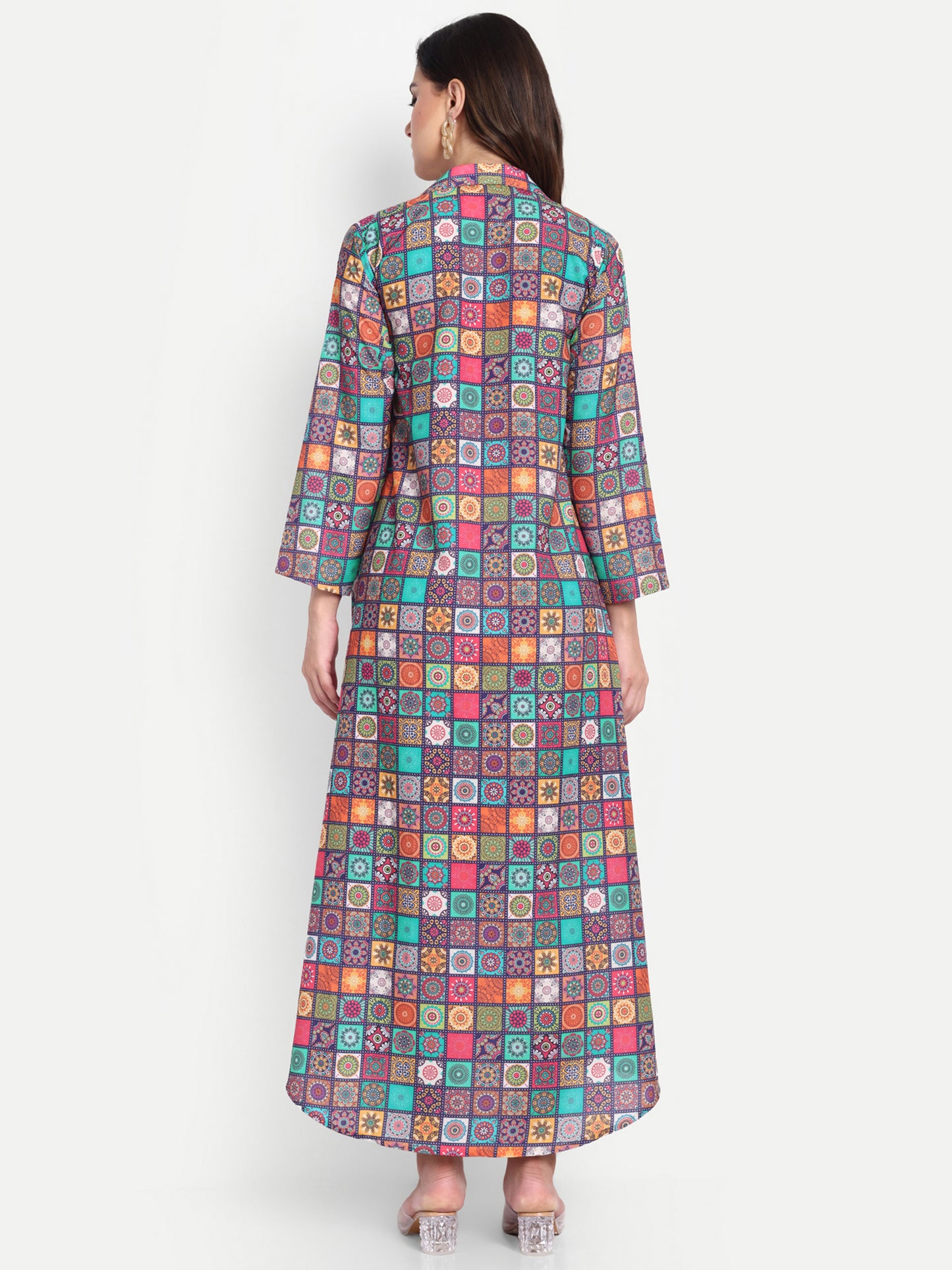 Women Ethnic Kurti – Long Kurti for Festive & Casual Wear multicolor
