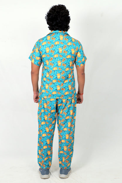 Men’s Co-Ord Set – Trendy T-Shirt & Bottom Wear Combo  multicolor