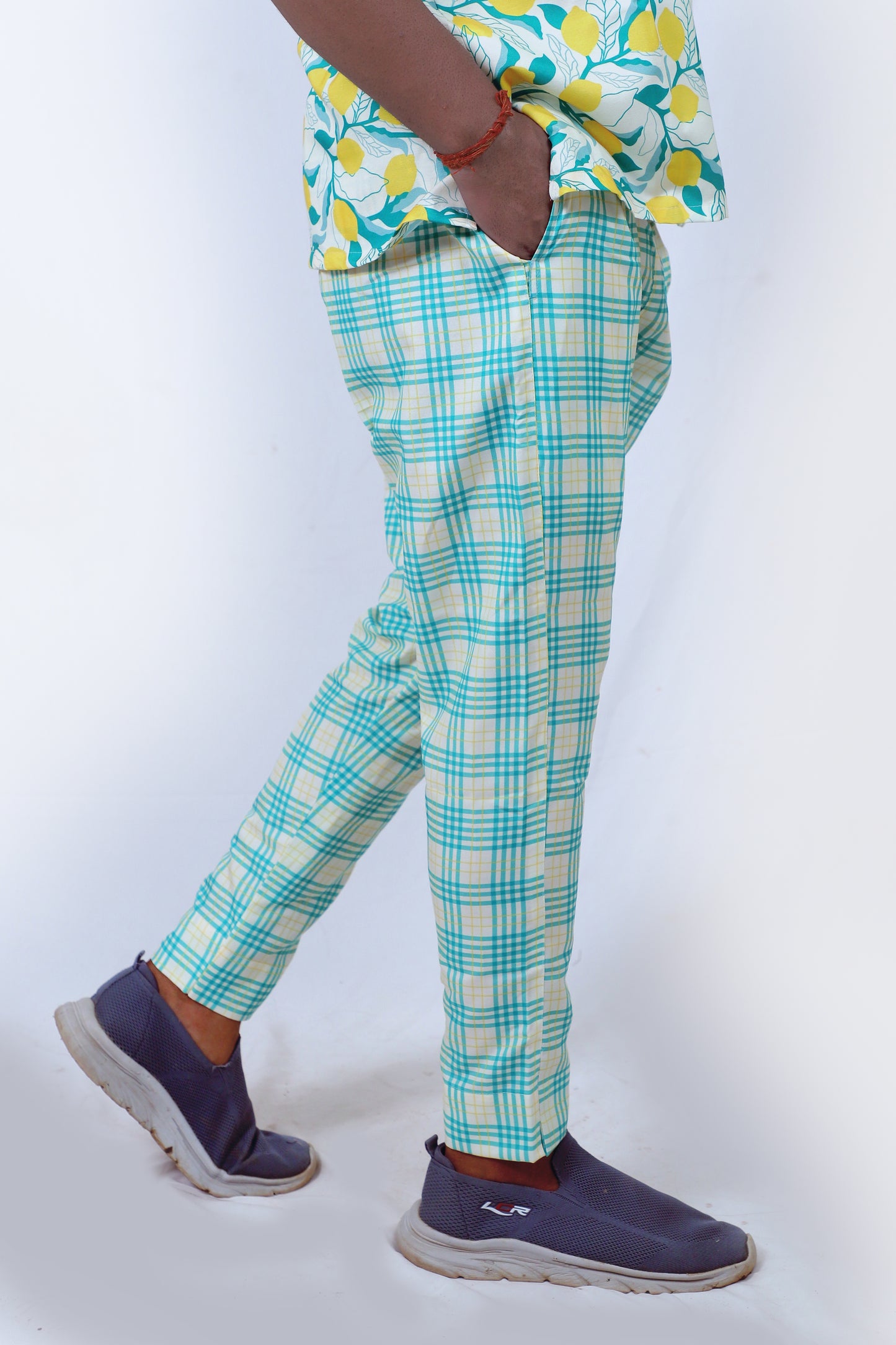 Men’s Co-Ord Set – Trendy T-Shirt & Bottom Wear Combo teal