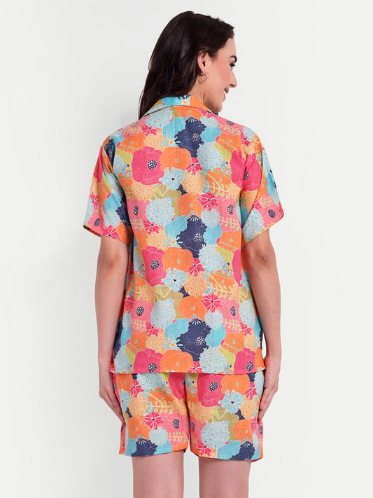 Women Casual Cord Set – Comfortable Summer Co-Ord Outfit multicolor