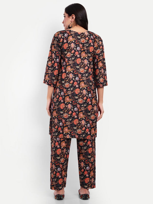 Elegant Women Co-ord Set – Stylish Matching Top & Bottom Outfit for Casual & Party Wear