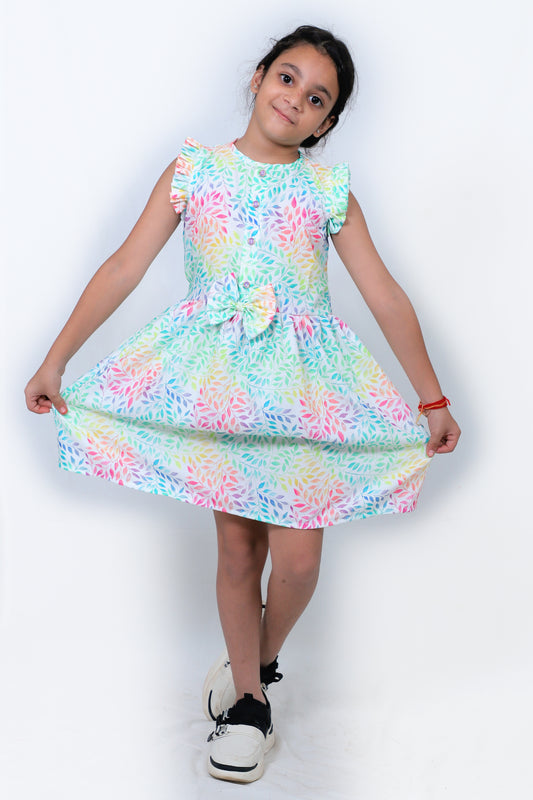 Girls Cotton Frock – Soft & Breathable Summer Dress for Kids