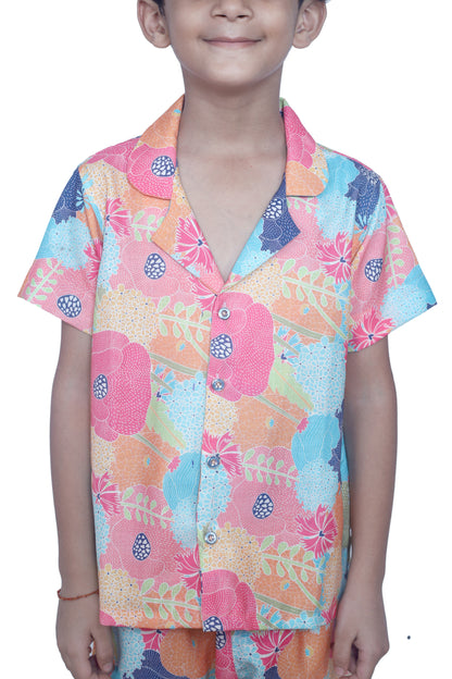 Kids Boys Printed Cord Set – Lightweight & Stylish Co-Ord Outfit