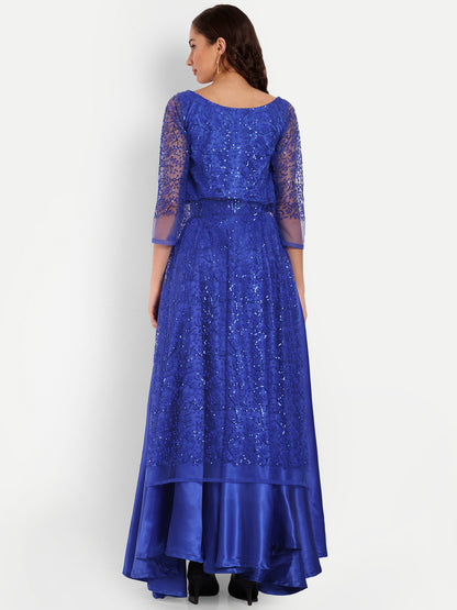 Elegant Women Ethnic Motifs Printed Silk Dress – Festive, Casual & Occasion Wear