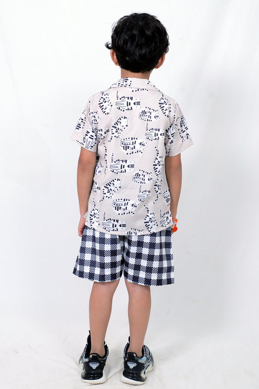 Kids Boys Printed Cord Set – Lightweight & Stylish Co-Ord Outfit
